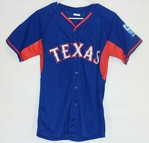 Texas Boy Button Down Sport Jersey Sz XL